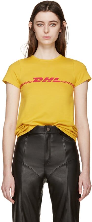 Vetements Yellow DHL T-Shirt ($330) | How to Dress Like a True Vetements Girl From Head to Toe | POPSUGAR Fashion Photo