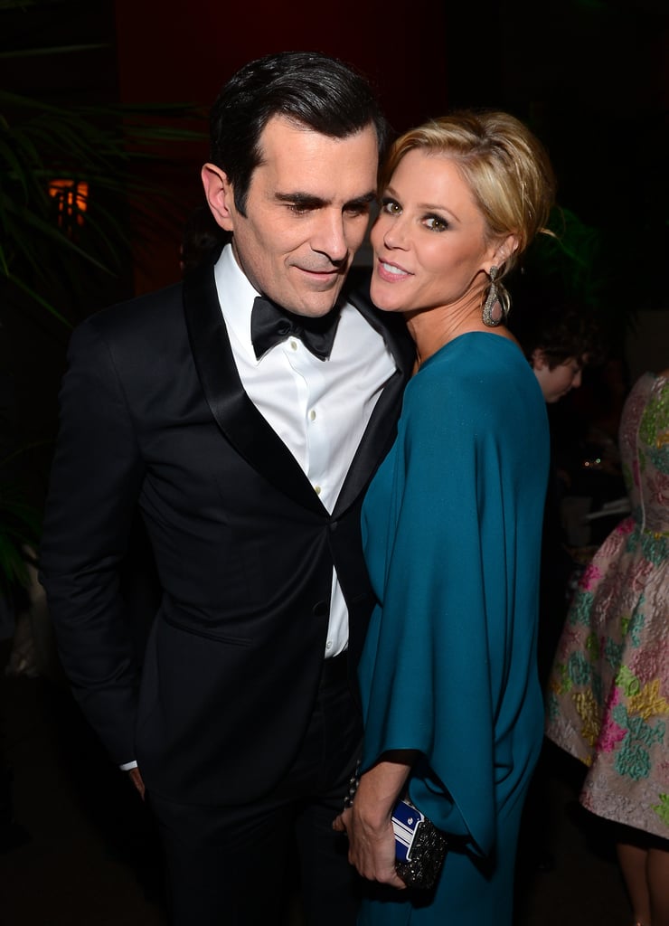Costars Ty Burrell and Julie Bowen smiled for cameras at ...