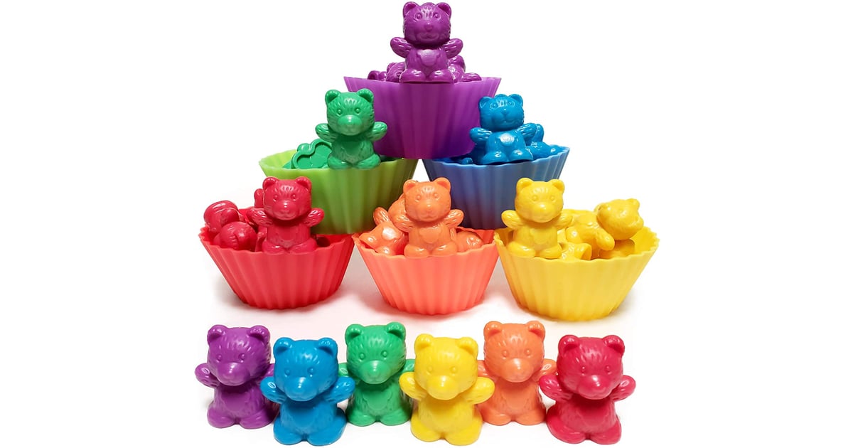 Jumbo Counting Bears With Stacking Cups Toys and Puzzles For Babies