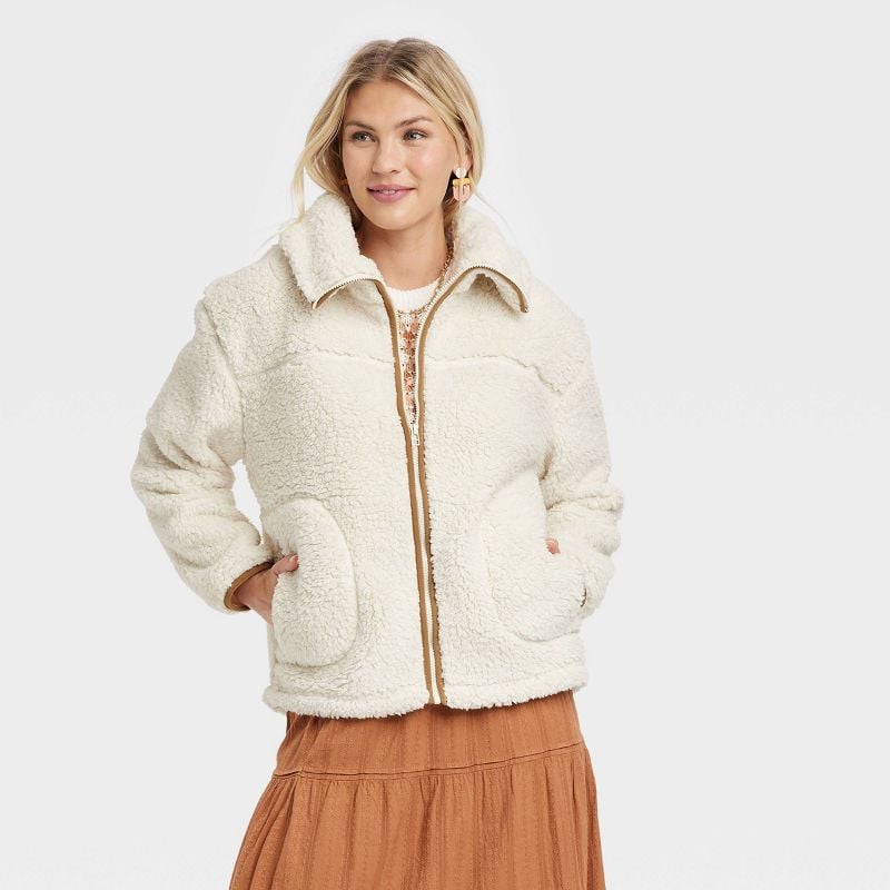 Universal Thread Women's Sherpa Anorak Jacket Best Women's Fall
