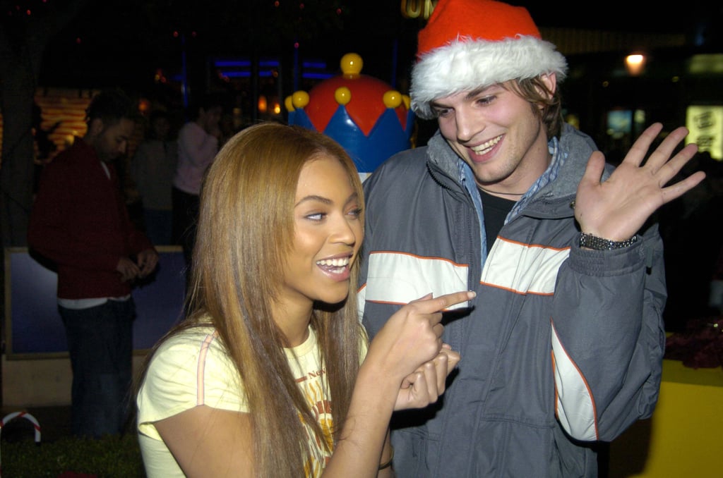 Ashton Kutcher fanned out a bit.