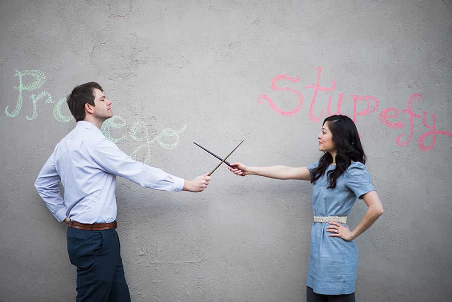 Harry Potter Engagement Shoot