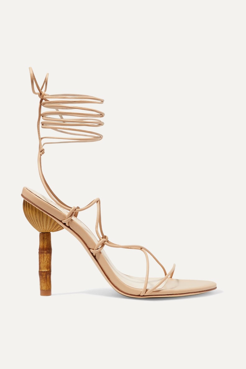 Cult Gaia Soleil Leather Sandals