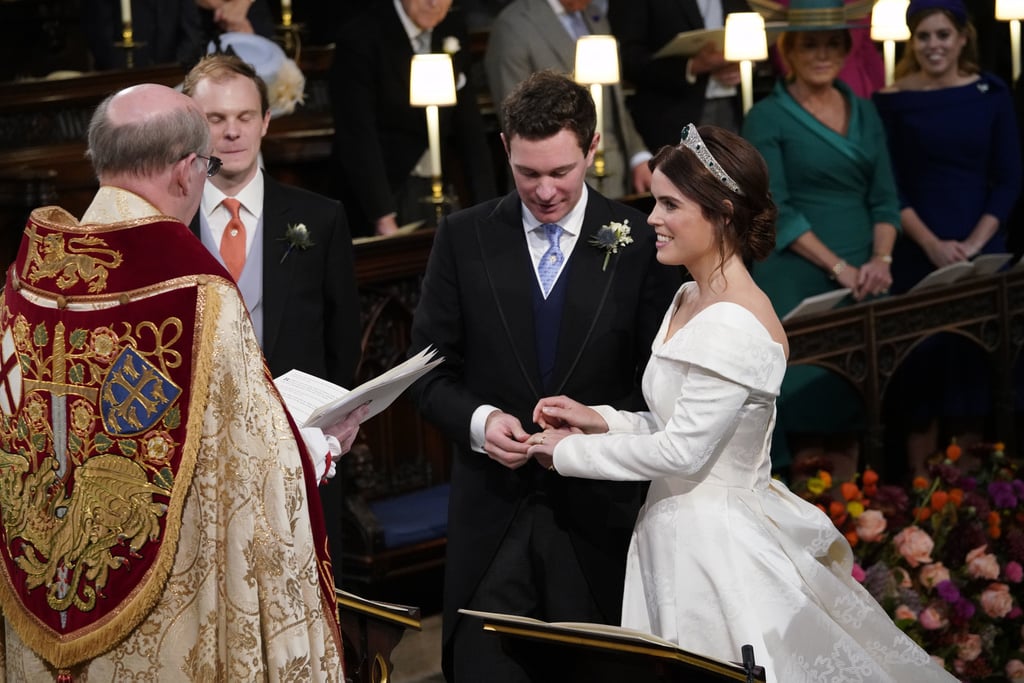 Jack Brooksbank Putting on Princess Eugenie's Wedding Band