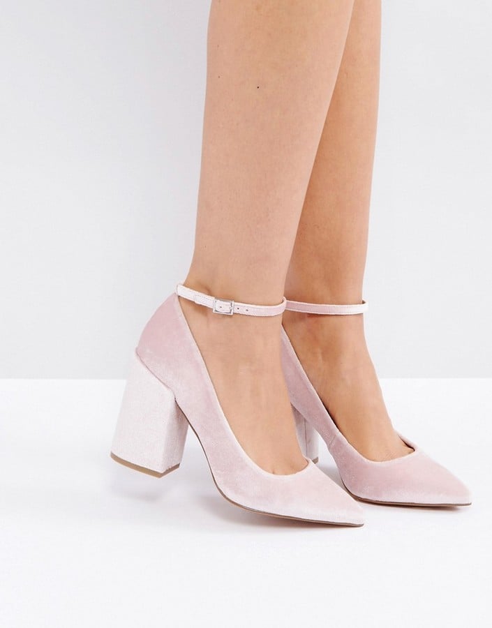 ASOS Pipeline Pointed Block High Heels