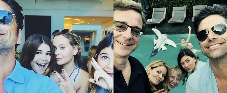 Full House Cast Celebrates John Stamos's Birthday 2015