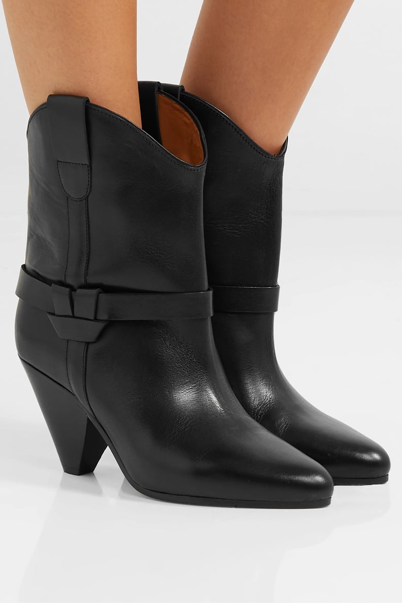 Isabel Marant Deane Leather Ankle Boots