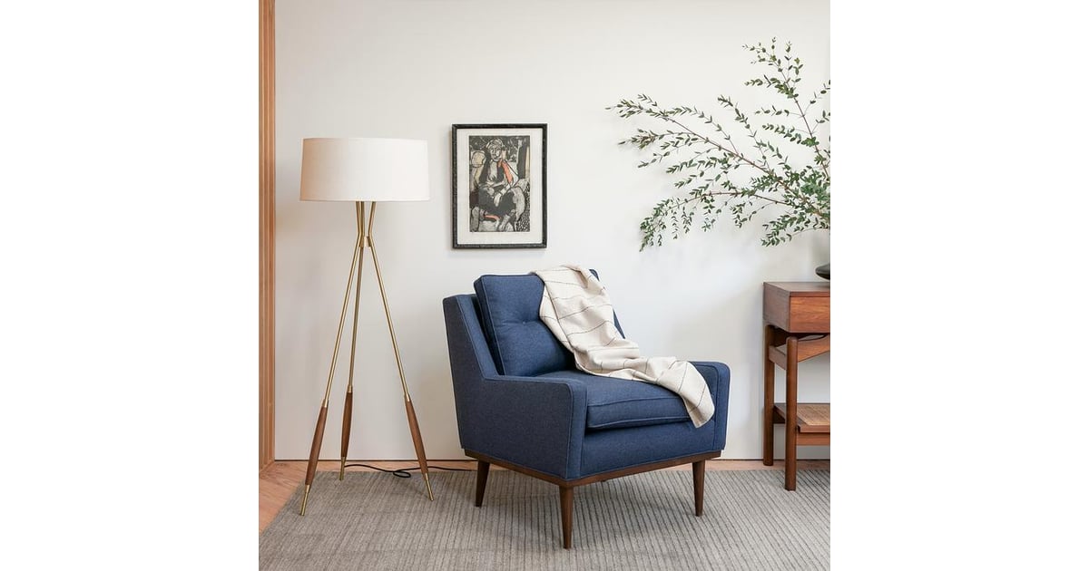 Jack Chair in Blue Wool Shop the Best Home Decor From Schoolhouse 2020 POPSUGAR Home UK