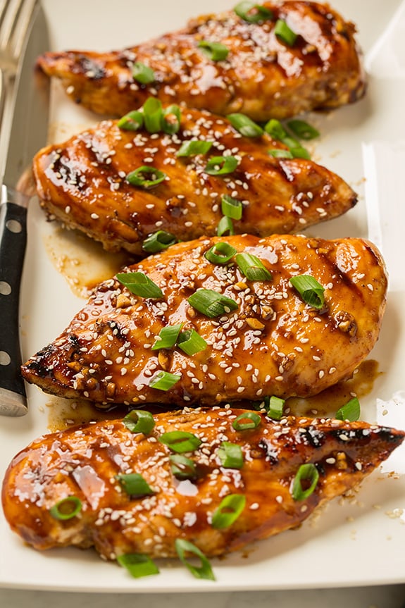 Hoisin Glazed Grilled Chicken