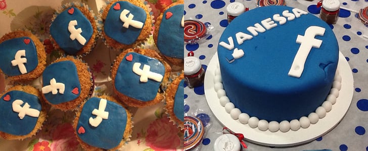 Facebook Birthday Cake