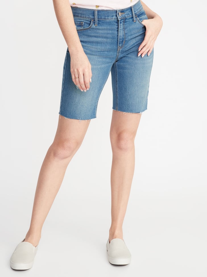Old Navy Slim Jean Cut Off Bermuda Shorts Stylish Bermuda Shorts For