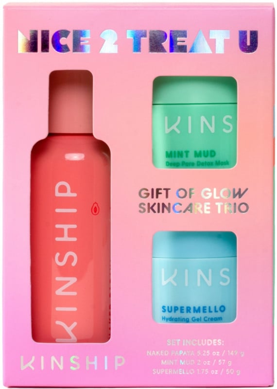 Best SkinCare Gifts For Beginners Kinship Nice 2 Treat U 3Piece GlowTo Skincare Set The