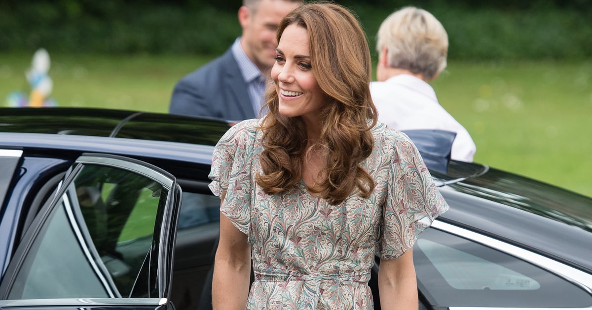 Kate Middleton's Midi Tea Dress June 2019 POPSUGAR Fashion