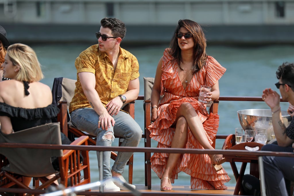 Priyanka Chopra Maxi Dress in Paris