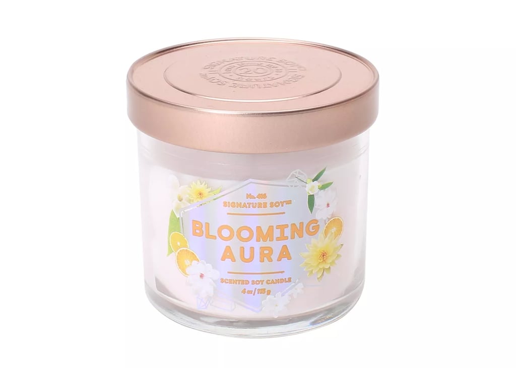 Lidded Glass Jar Candle in Blooming Aura Best Candles From Target