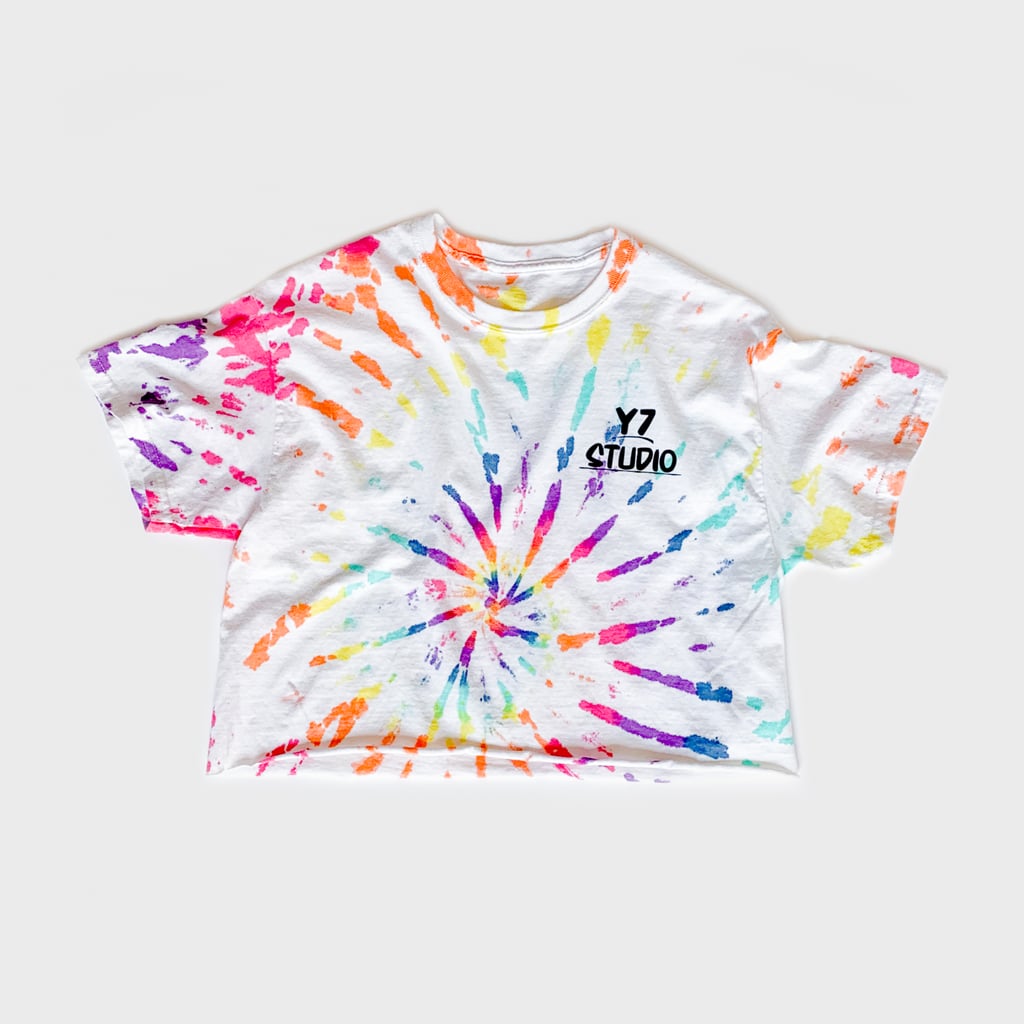 Y7 x American Tye Dye Cropped Pride Tee