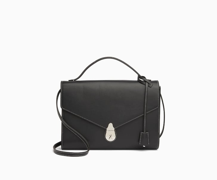 Calvin Klein Leather Lock Cross Body Bag | The Best Black Handbags at ...
