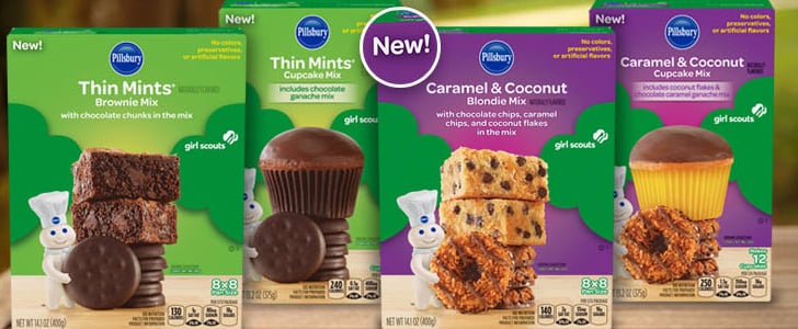 Pillsbury Girl Scout Cookie Flavored Baking Mixes