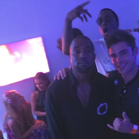 Zac Efron and Kanye West in Ibiza | Photo