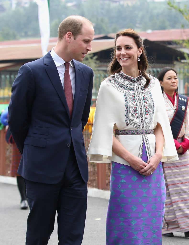 Kate has nothing but love in her eyes for Will during their visit to Bhutan in April 2016.