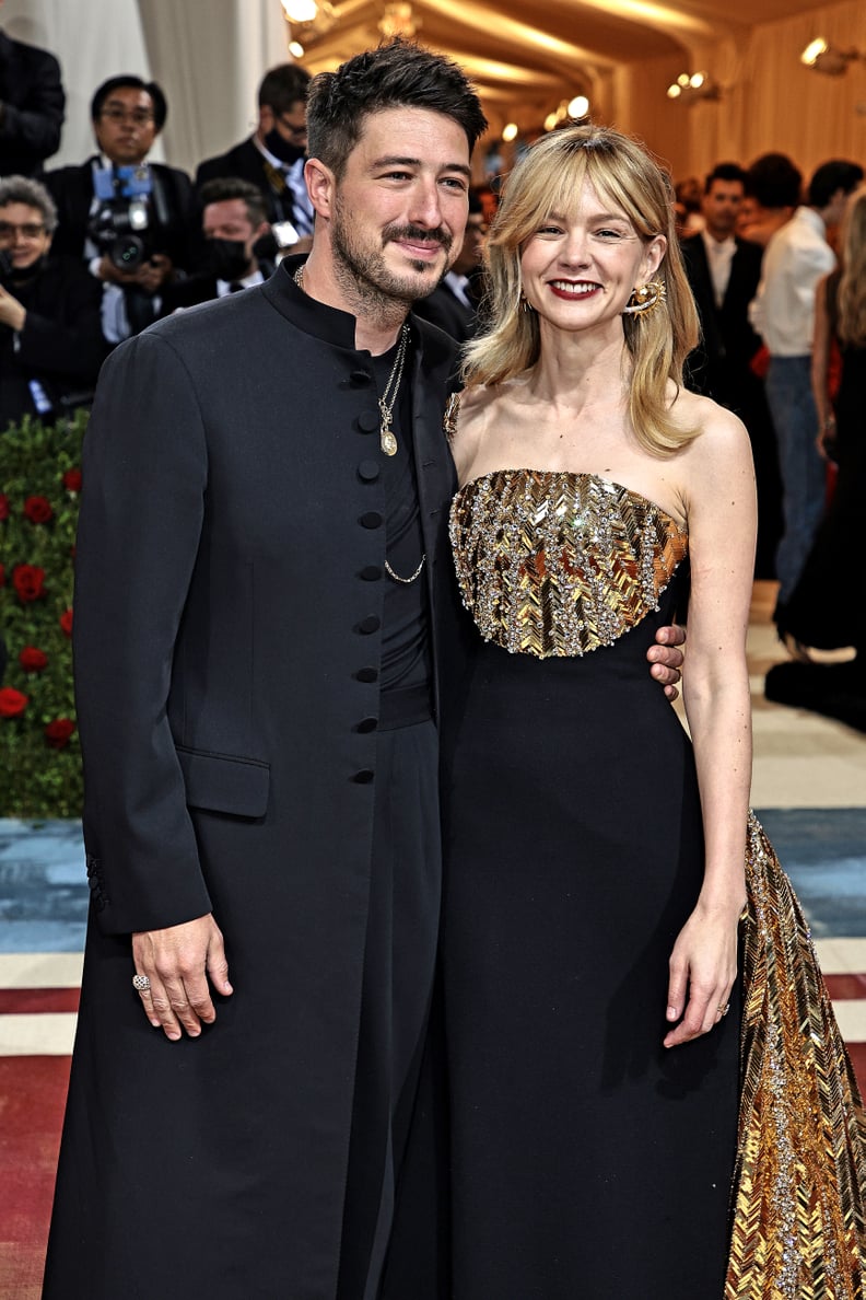 NEW YORK, NEW YORK - MAY 02: (L-R) Marcus Mumford and Carey Mulligan attend The 2022 Met Gala Celebrating 