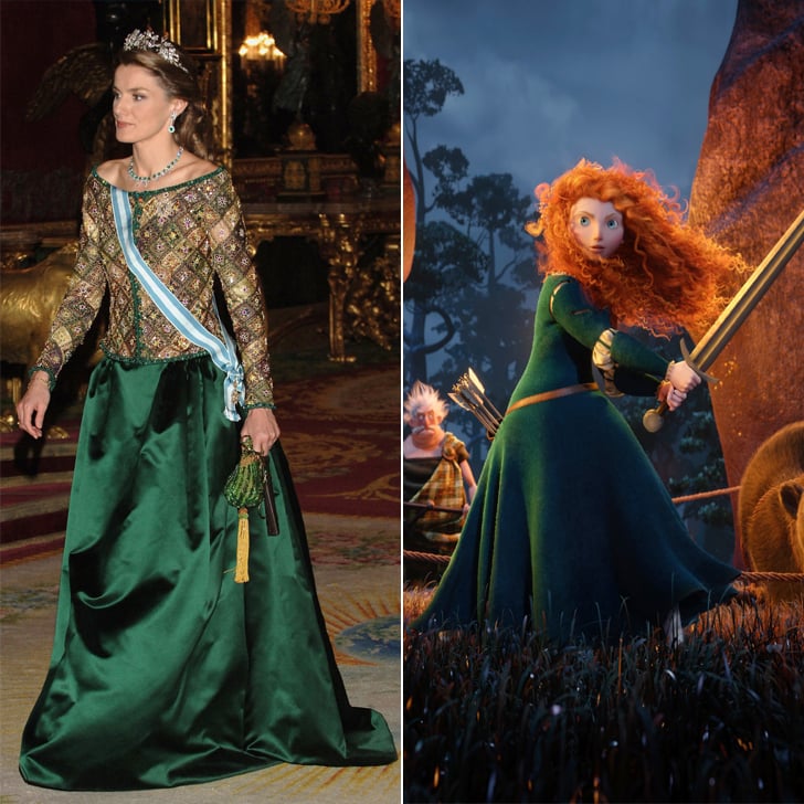 Queen Letizia as Merida