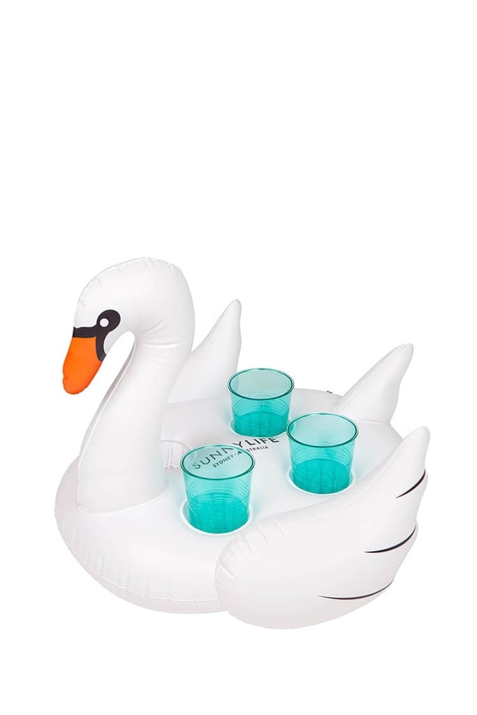 Swan Inflatable Pool Drink Holder