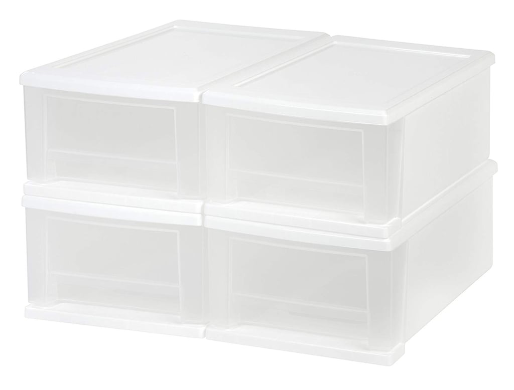 Iris 7 Quart Stacking Drawer, 4 Pack