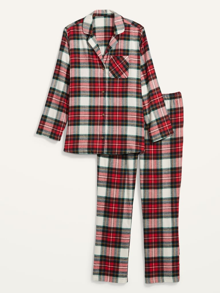 Old Navy Patterned Flannel Pajama Set