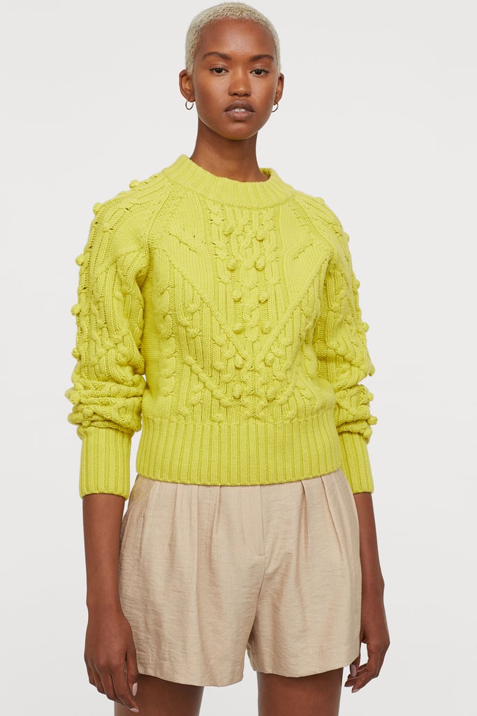 H&M Cable-Knit Wool-Blend Sweater
