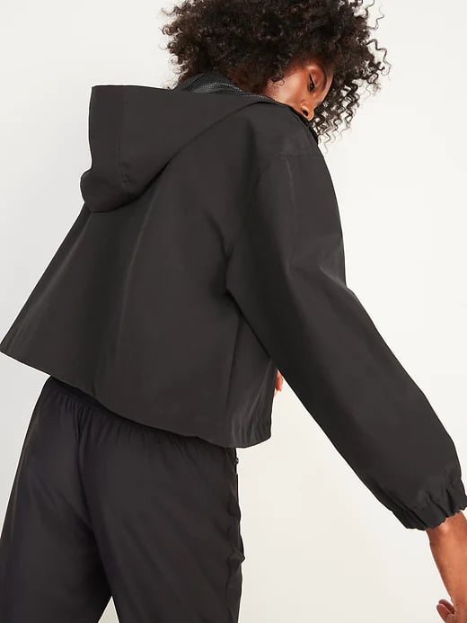 Old Navy Water-Resistant Hooded Cropped Utility Jacket