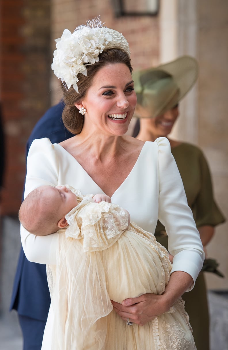Prince Louis in the Royal Christening Robe.