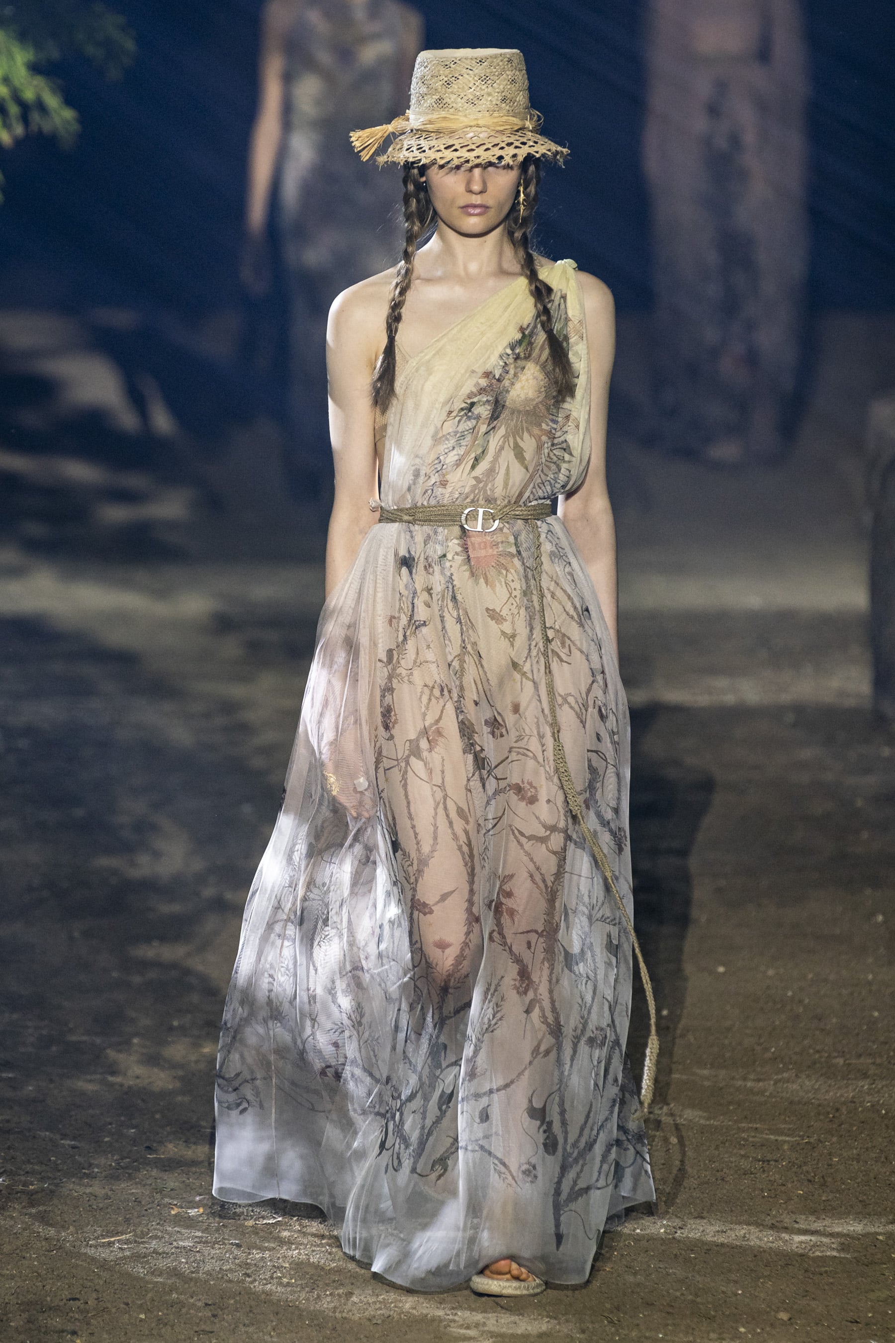 Dior straw hat 2020 Clearance