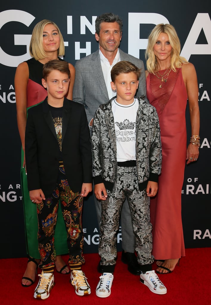 Patrick Dempsey Family at Racing in the Rain Premiere Photos