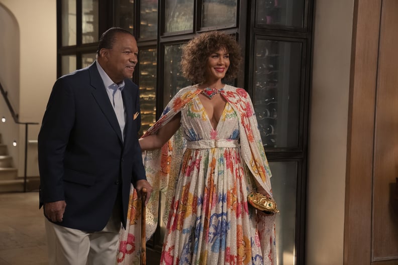 Lisa Todd Wexley's Printed Gown in "And Just Like That" Season 2, Episode 4