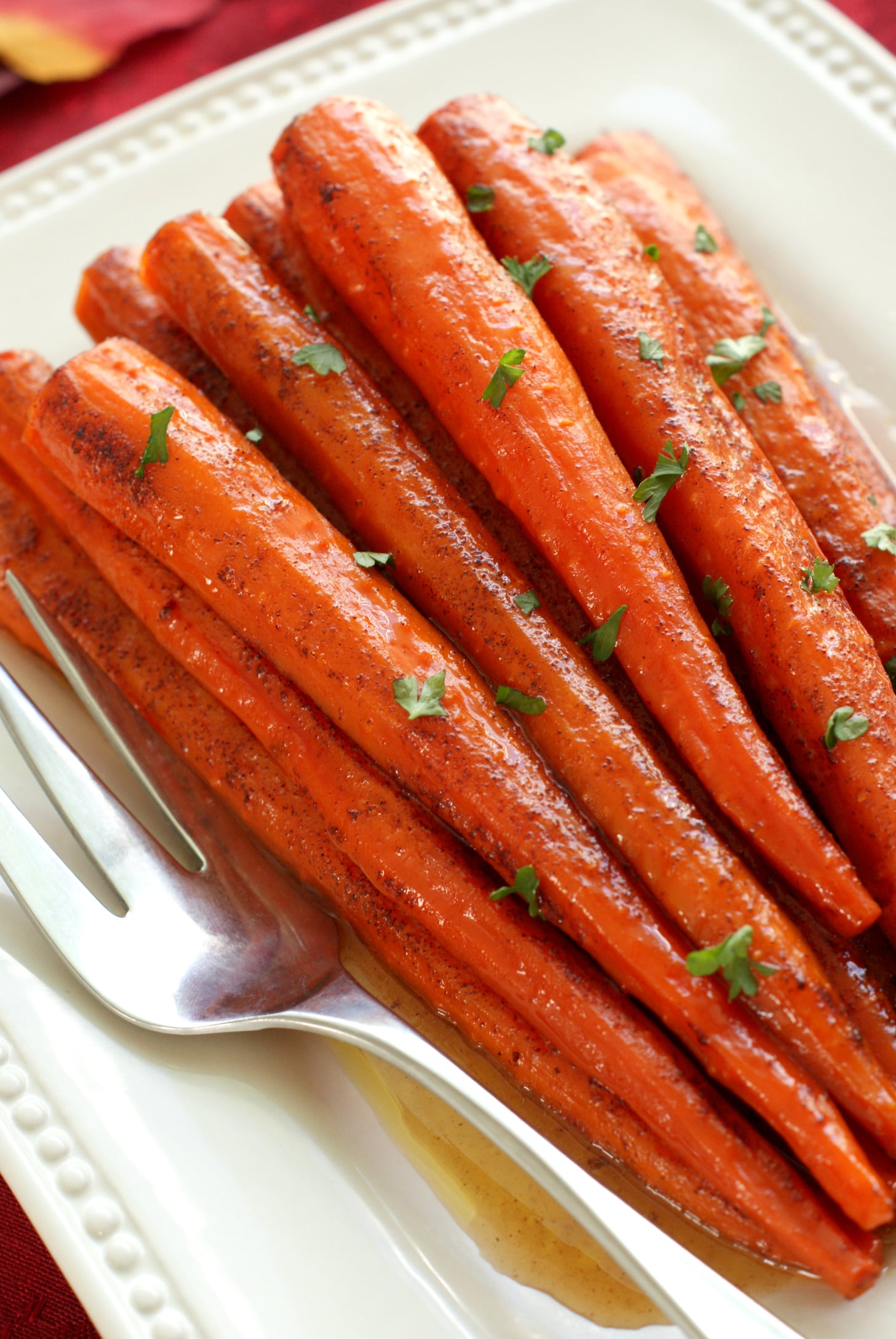 Cinnamon Butter Baked Carrots