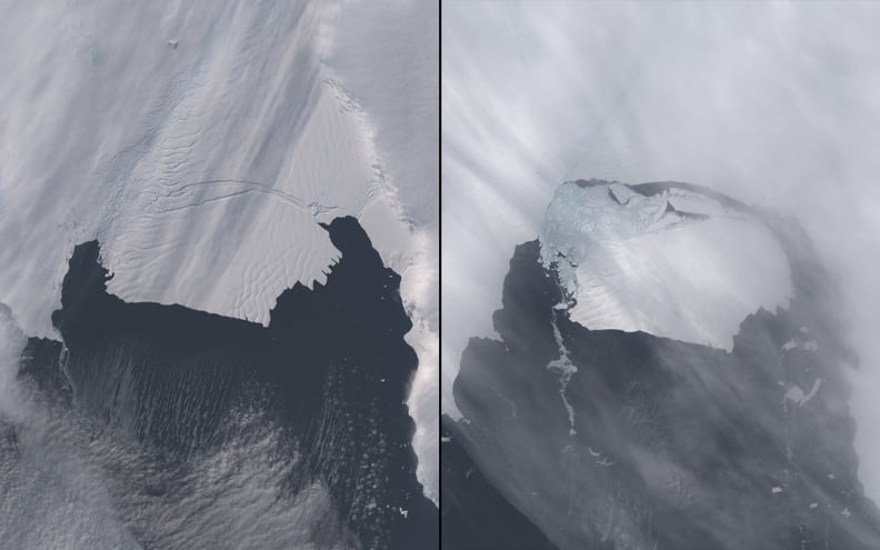 Pine Island Glacier Calving, Antarctica