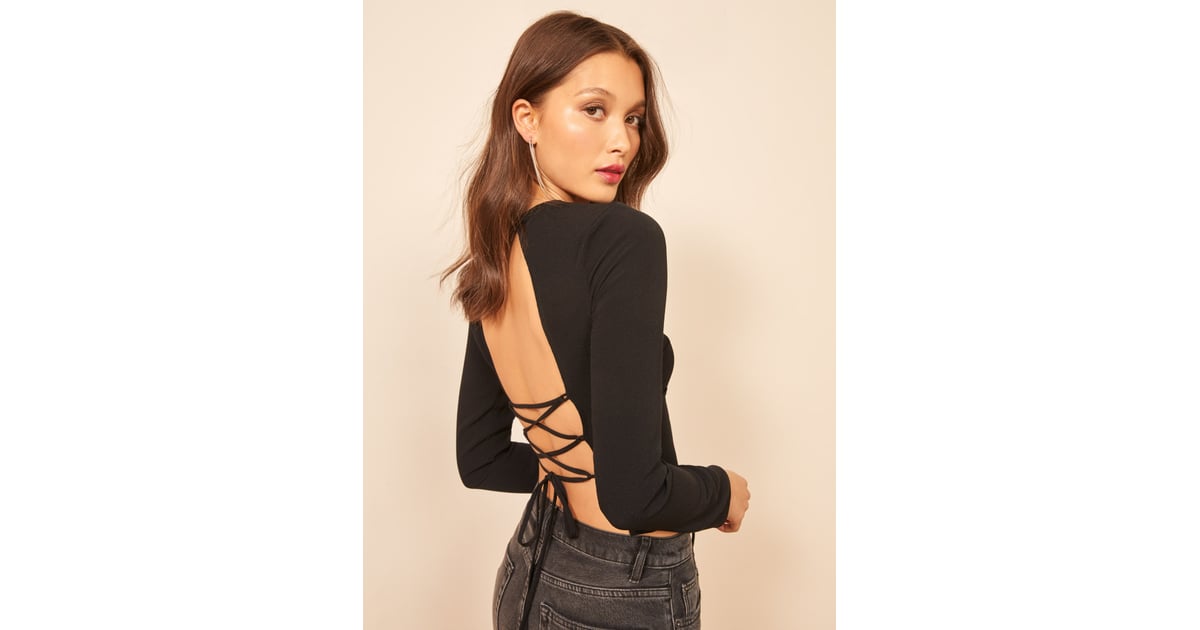 Reformation Cassia Top | RSVP to Your New Eve Plans, Reformation Has Your Perfect Outfit | POPSUGAR Fashion Photo 22