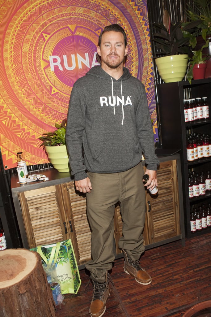 Channing Tatum hung out at the Natural Products Expo West in Anaheim, CA, on Friday.