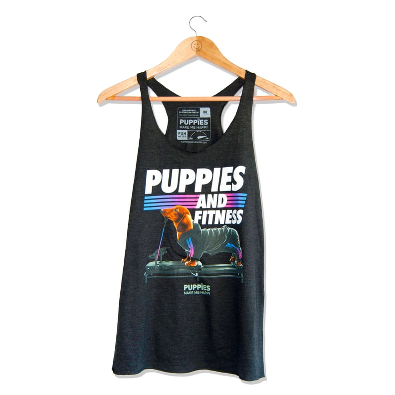 Puppies Make Me Happy "Puppies & Pilates" Tank