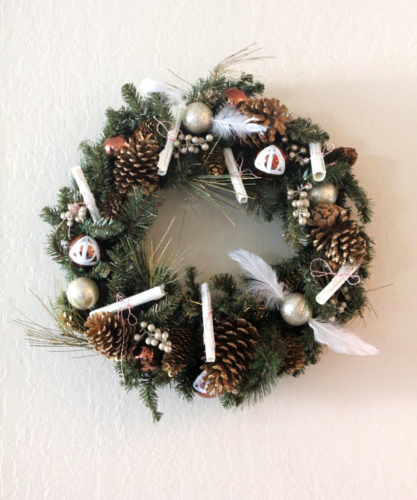 Don't forget a Harry Potter wreath!