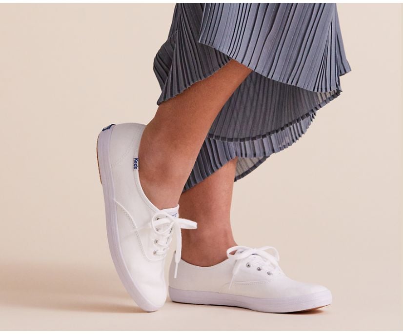 tønde hav det sjovt kaste støv i øjnene For a Conscious White Pair: Keds Champion Feat. Organic Cotton | Here Are  15 Pairs of Keds Sneakers For When You Want to Be Stylish but Casual |  POPSUGAR Fashion Photo 2