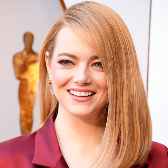 Emma Stone Wearing New Kiehl's Product at the 2018 Oscars