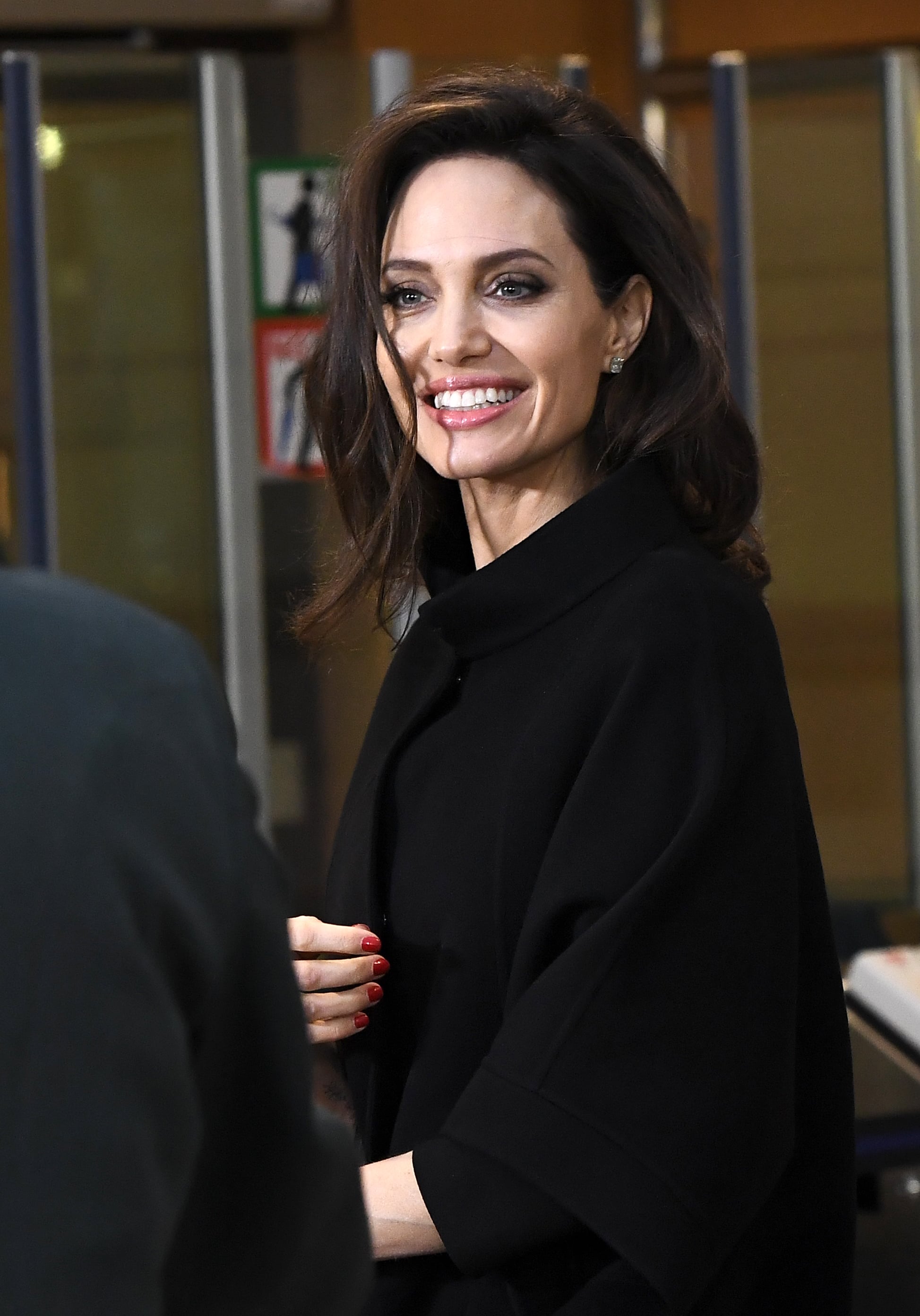 Angelina Jolie meets with French First Lady Brigitte Macron in