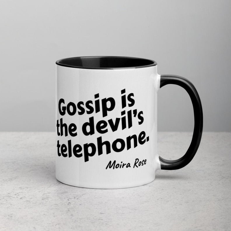 "Gossip Is the Devil's Telephone" Moira Rose Mug