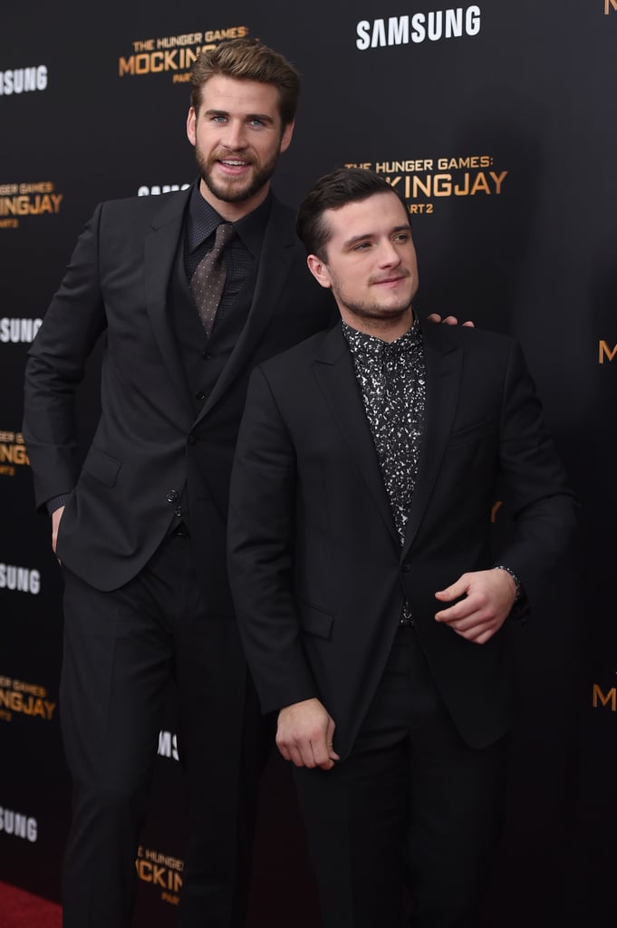 Pictured: Josh Hutcherson and Liam Hemsworth