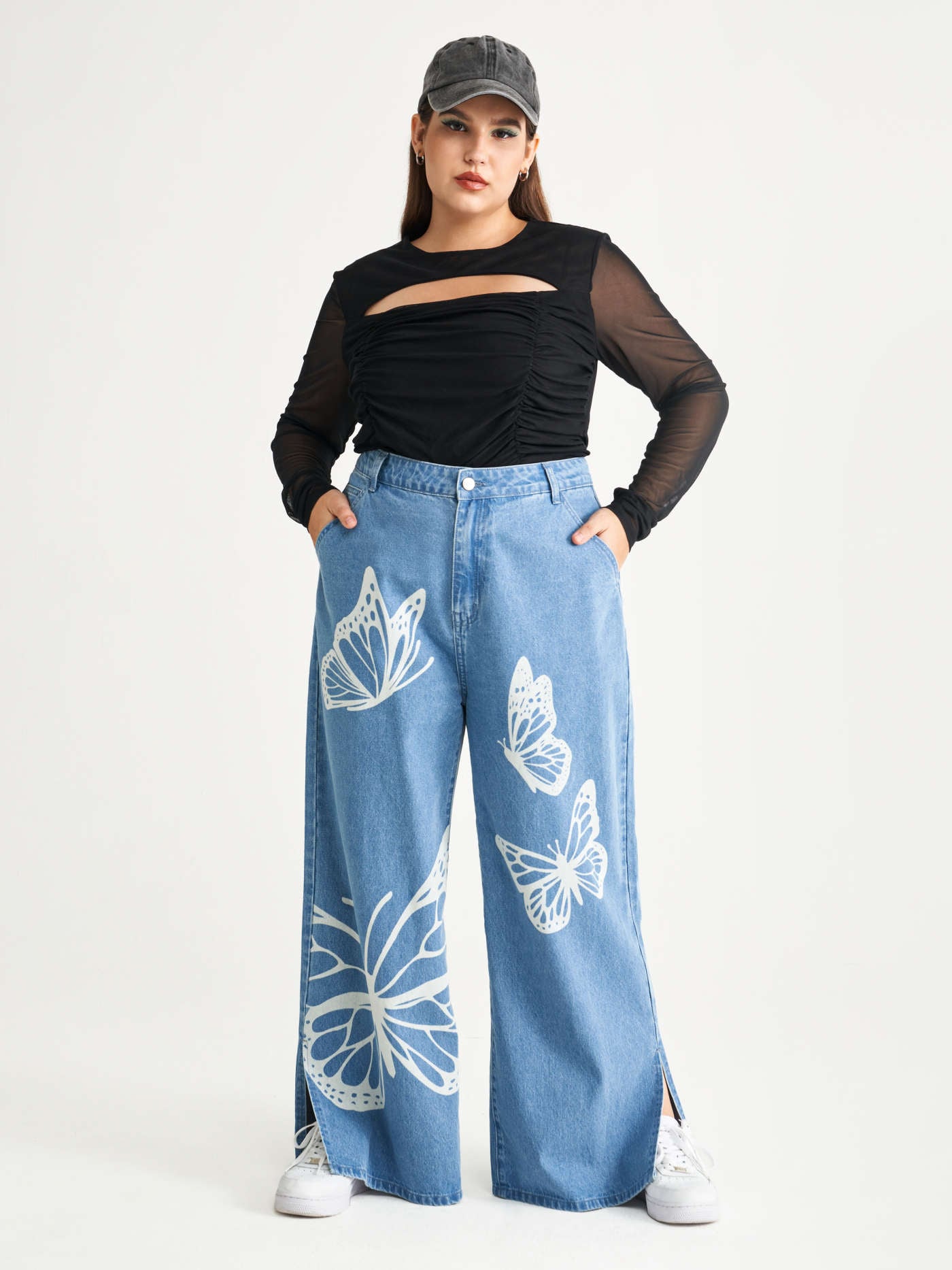 y2k aesthetic jeans 丨August Lemonade