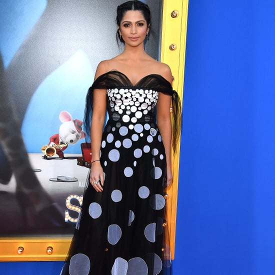 Camila Alves Wearing Yanina Couture at the Sing Premiere