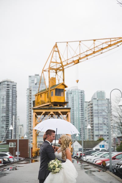 Rainy Wedding in Vancouver