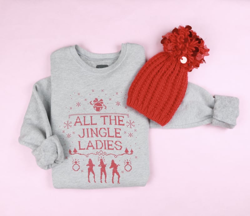 All the Jingle Ladies Adult Sweatshirt